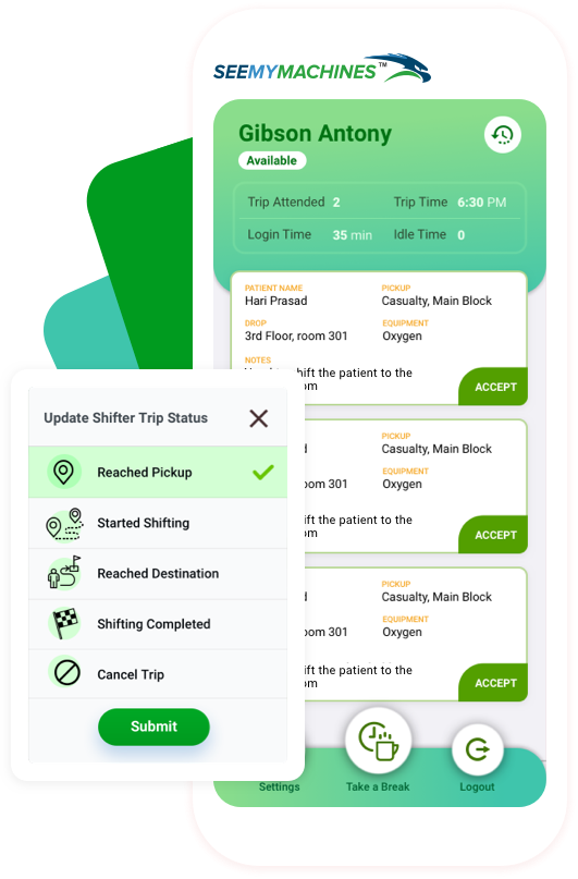 Benefits of SeeMyMachines Patient Transporter